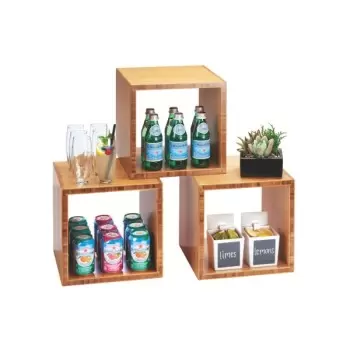 Cal-Mil Bamboo Cube Riser - 12" x 12"x 12"