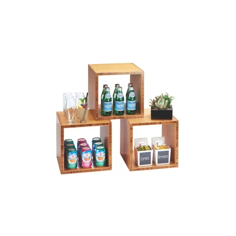 Cal-Mil Bamboo Cube Riser - 12" x 12"x 12" Cal-Mil Bamboo Cube Riser - 12" x 12"x 12"