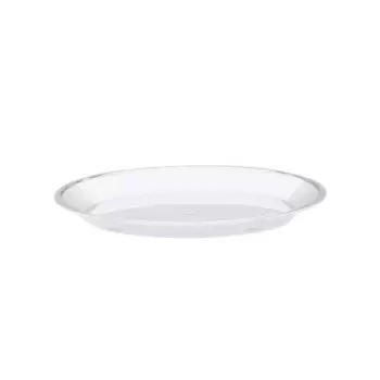 Cal-Mil 15" Round Shallow Tray Clear