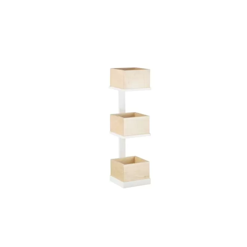 Cal-Mil 3-Tier White Metal Merchandising Stand 6 1/2" x 7" x 20 1/2" Cal-Mil 3-Tier White Metal Merchandising Stand 6 1/2" x 7" x 20 1/2"
