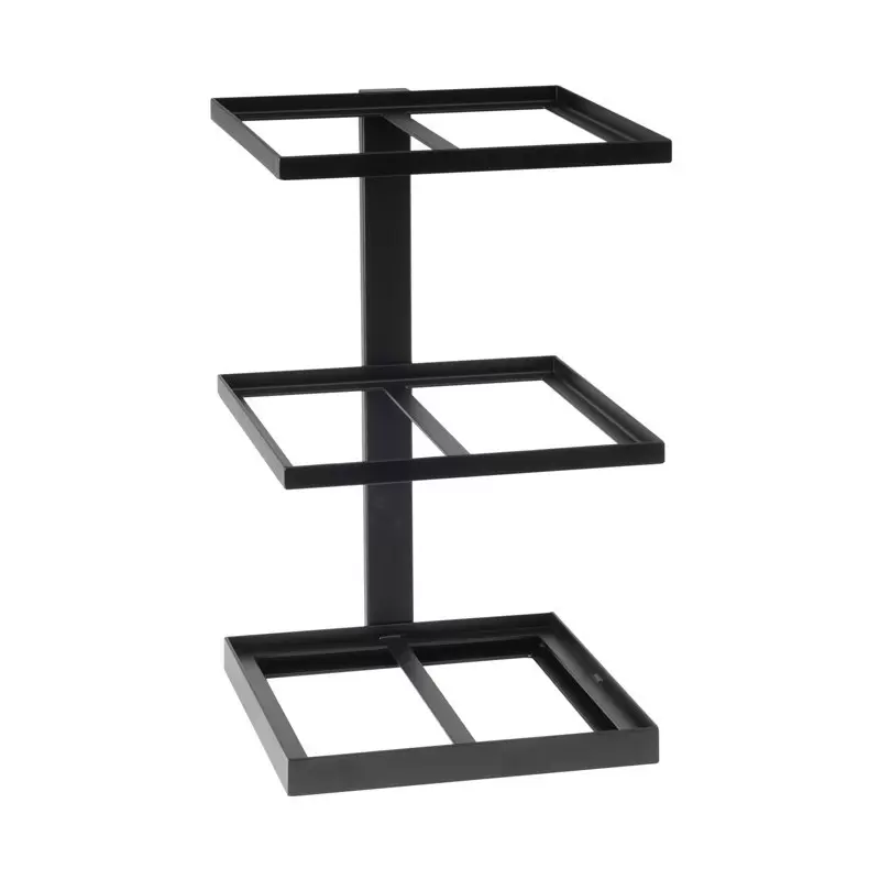 Cal-Mil 3-Tier Black Metal Merchandising Stand 12 1/2" x 13 1/4" x 20 1/2" Cal-Mil 3-Tier Black Metal Merchandising Stand 12 1/2" x 13 1/4" x 20 1/2"