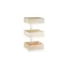 Cal-Mil 3-Tier White Metal Merchandising Stand 12 1/2" x 13 1/4" x 20 1/2"