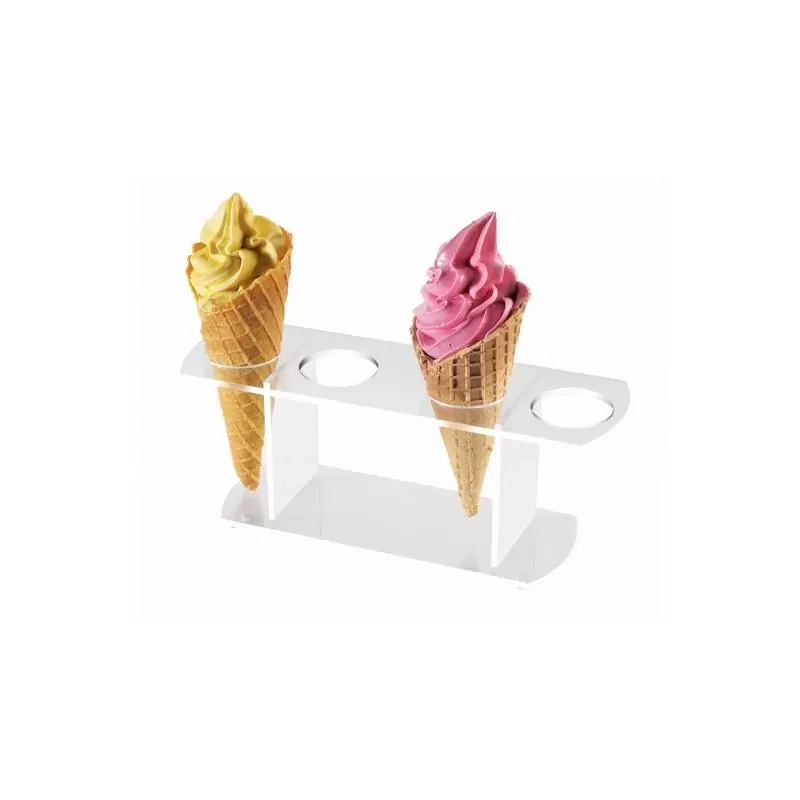 Cal-Mil Acrylic Cone Holder - Rectangle Cal-Mil Acrylic Cone Holder - Rectangle