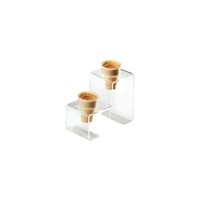 Cal-Mil Acrylic Cone Holder 2 Holes Cal-Mil Acrylic Cone Holder 2 Holes