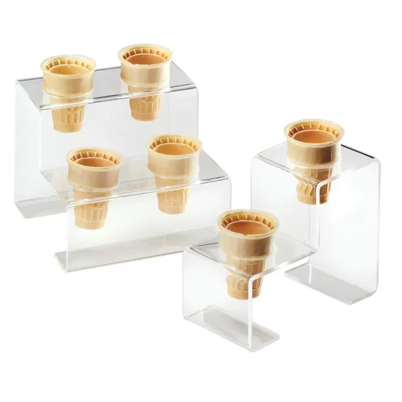 Cal-Mil Acrylic Cone Holder 2 Holes Cal-Mil Acrylic Cone Holder 2 Holes