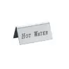 Cal-Mil Silver Hot Water Beverage Tent - 3" x 1" x 1 1/2"