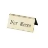 Cal-Mil Gold Hot Water Beverage Tent - 3" x 1" x 1 1/2"