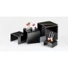 Cal-Mil Acrylic Black Riser Display Set