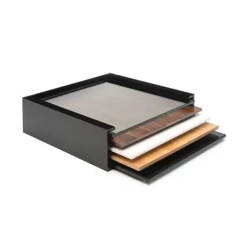 Rosseto SMM004 Rosseto SKYCAP Square Black Acrylic Surface Case - 1...
