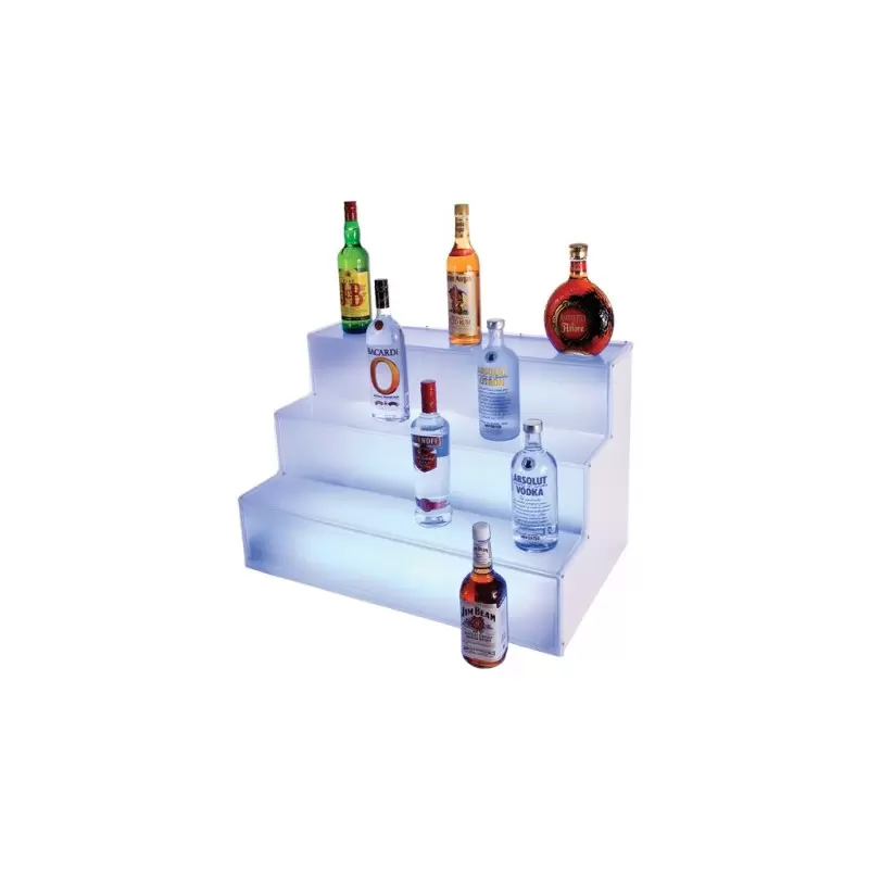 Cal-Mil Frost Lit Step Bottle Display Cal-Mil Frost Lit Step Bottle Display