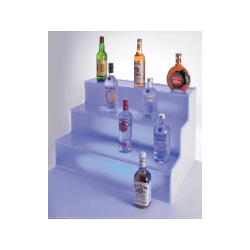 Cal-Mil Frost Lit Step Bottle Display Cal-Mil Frost Lit Step Bottle Display