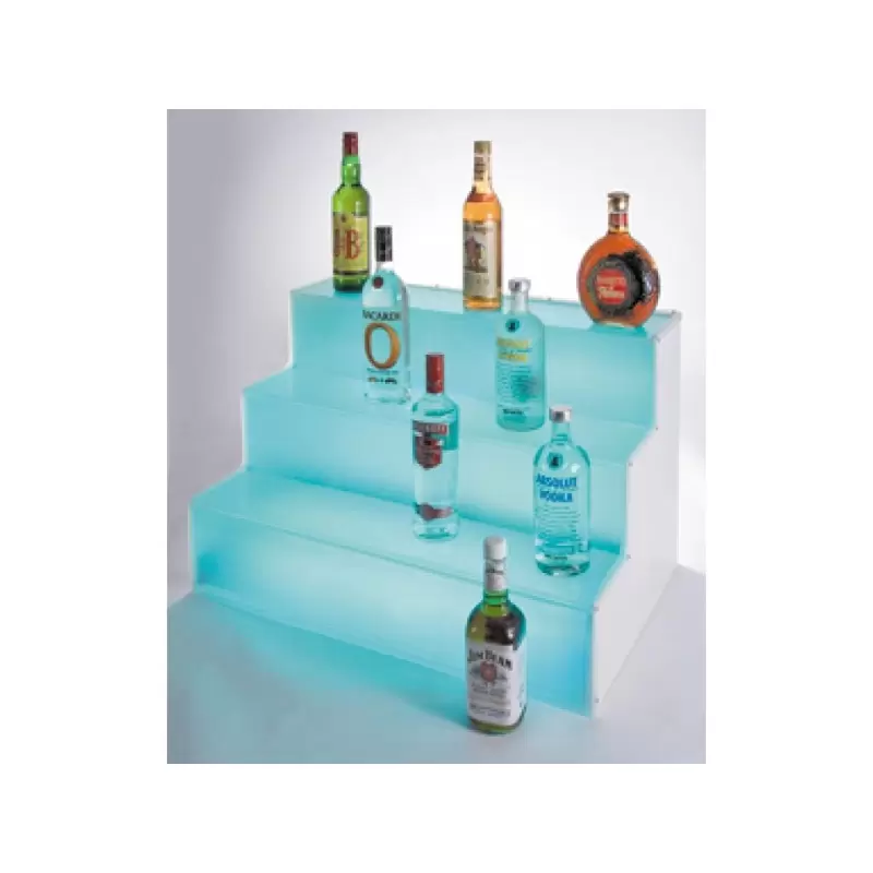 Cal-Mil Frost Lit Step Bottle Display Cal-Mil Frost Lit Step Bottle Display