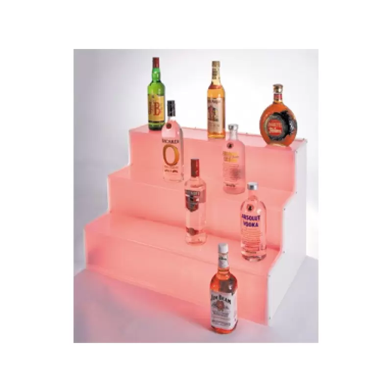 Cal-Mil Frost Lit Step Bottle Display Cal-Mil Frost Lit Step Bottle Display