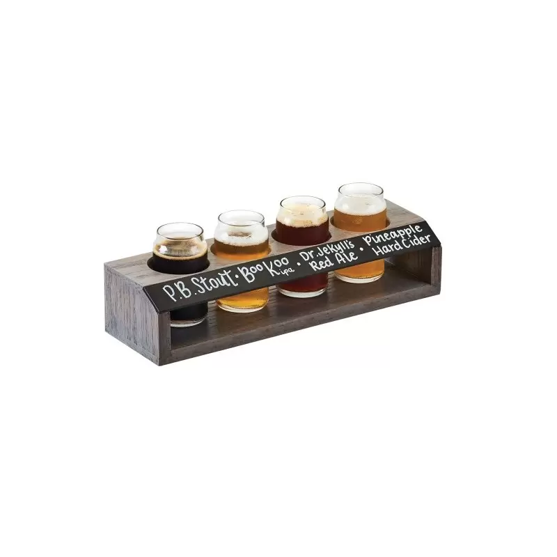 Cal-Mil Gray Wood Taster Caddy Cal-Mil Gray Wood Taster Caddy