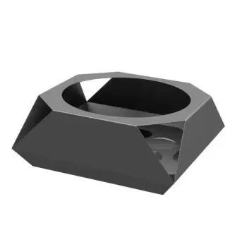 Rosseto SM284 Rosseto Diamond Round Black Matte Chafer Frame - 1 Pi...