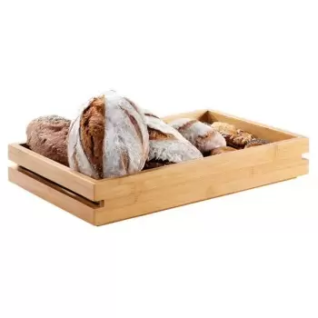 Rosseto BD135 Rosseto Natura Double Medium Bamboo Tray - 1 Piece - ...