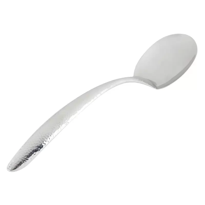 Bon Chef EZ Use Banquet Stainless Steel Serving Spoon 2 Oz. - 13-1/2" Hammer Finish Bon Chef EZ Use Banquet Stainless Steel Serving Spoon 2 Oz. - 13-1/2" Hammer Finish