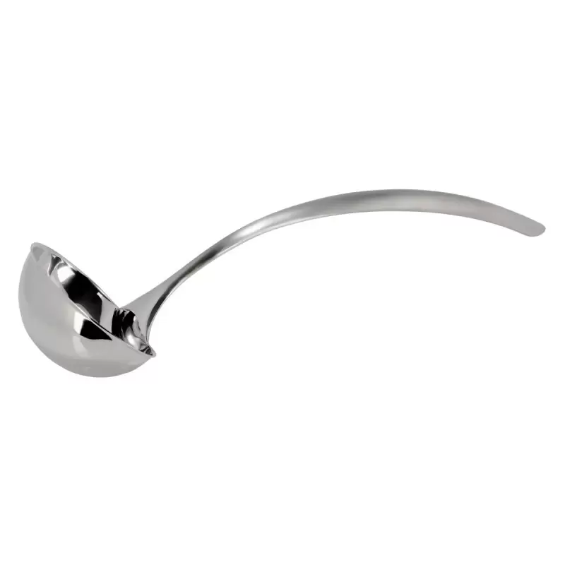 Bon Chef EZ Use Banquet Stainless Steel Serving Ladle 6 oz. - 15" Brush Finish Bon Chef EZ Use Banquet Stainless Steel Serving Ladle 6 oz. - 15" Brush Finish