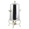 Bon Chef Coffee Urn/Server 1-1/2 Gallon - Insulated - Stainless Steel Exterior Construction With Brass Trim