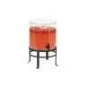 Cal-Mil Round Polycarbonate 3 Gallon Beverage Dispenser - Ice