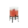 Cal-Mil Round Polycarbonate 3 Gallon Beverage Dispenser - Infusion