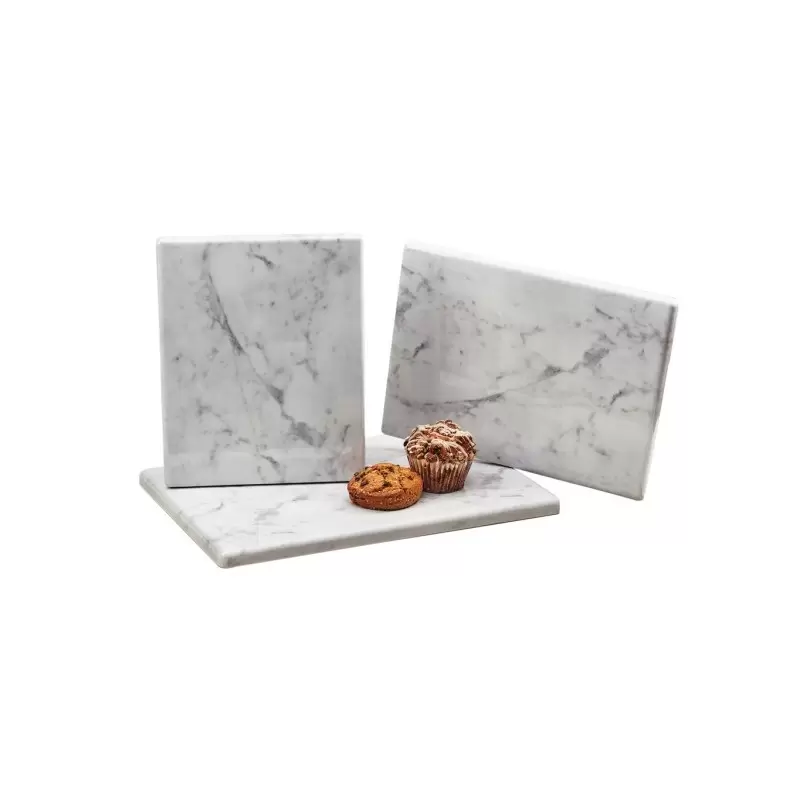 Cal-Mil Carrara Marble Melamine Serving Board - 18" x 13" x 1/2" Cal-Mil Carrara Marble Melamine Serving Board - 18" x 13" x 1/2"