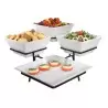 Cal-Mil Melamine Platter And Square Bowl Display