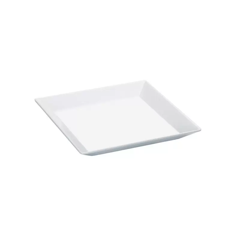Cal-Mil White 11" Square Melamine Platter Cal-Mil White 11" Square Melamine Platter