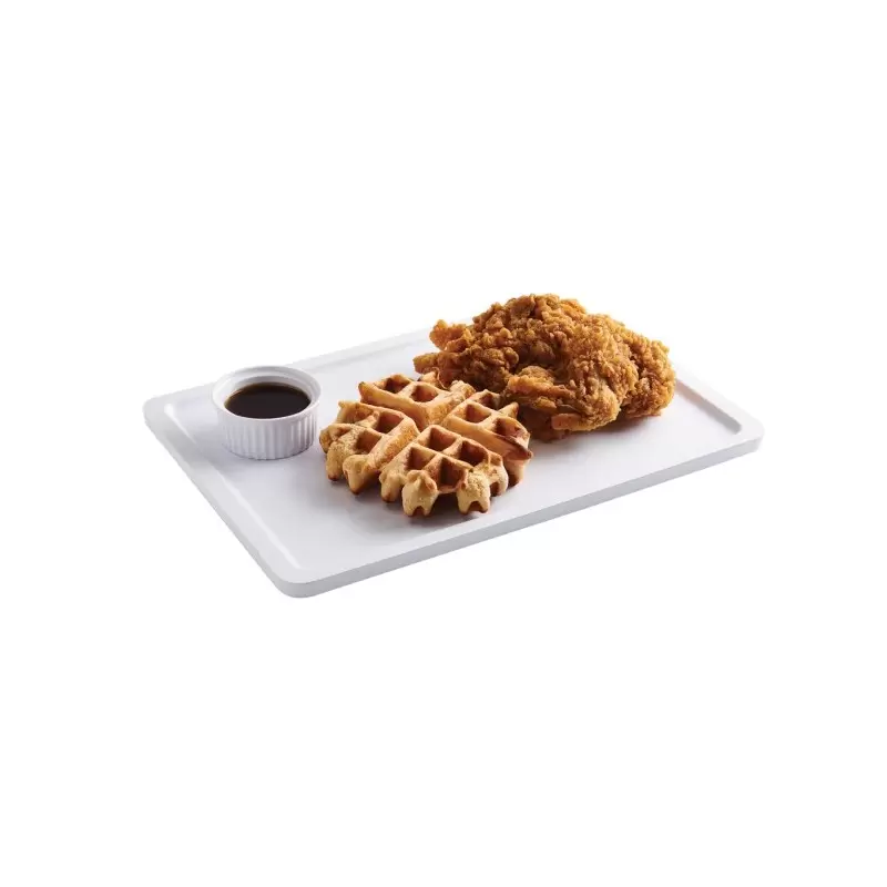 Cal-Mil Finn White Rectangular Modular Melamine Tray 9" x 13" Cal-Mil Finn White Rectangular Modular Melamine Tray 9" x 13"