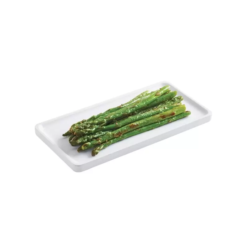 Cal-Mil Finn White Rectangular Modular Melamine Tray 4" x 8" Cal-Mil Finn White Rectangular Modular Melamine Tray 4" x 8"