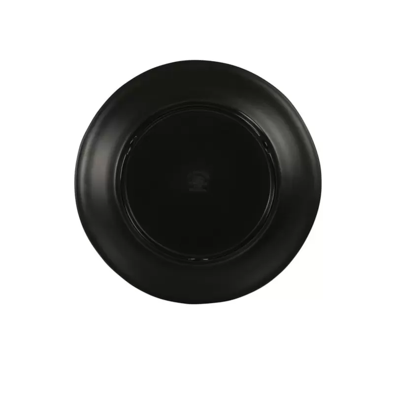 Cal-Mil Hand Thrown 11" Melamine Plate - Black Cal-Mil Hand Thrown 11" Melamine Plate - Black