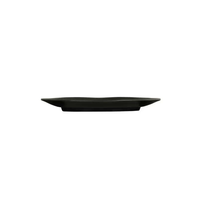Cal-Mil Hand Thrown 8 x 11 Melamine Platter - Black Cal-Mil Hand Thrown 8 x 11 Melamine Platter - Black
