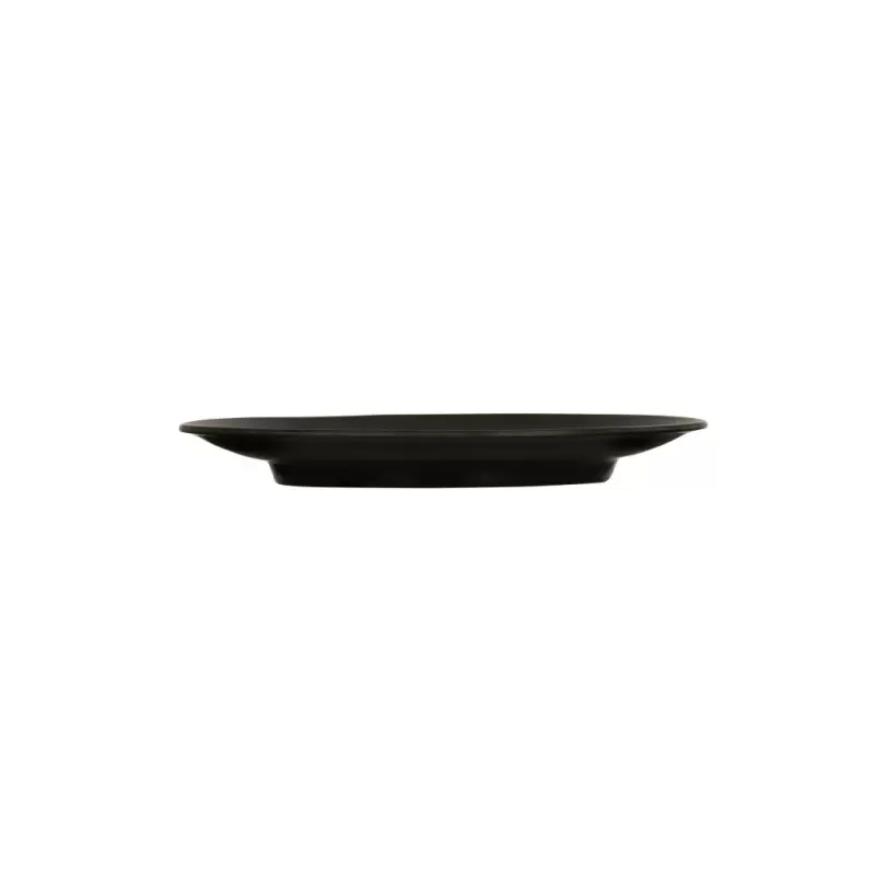 Cal-Mil Hand Thrown 7" Melamine Plate - Black Cal-Mil Hand Thrown 7" Melamine Plate - Black