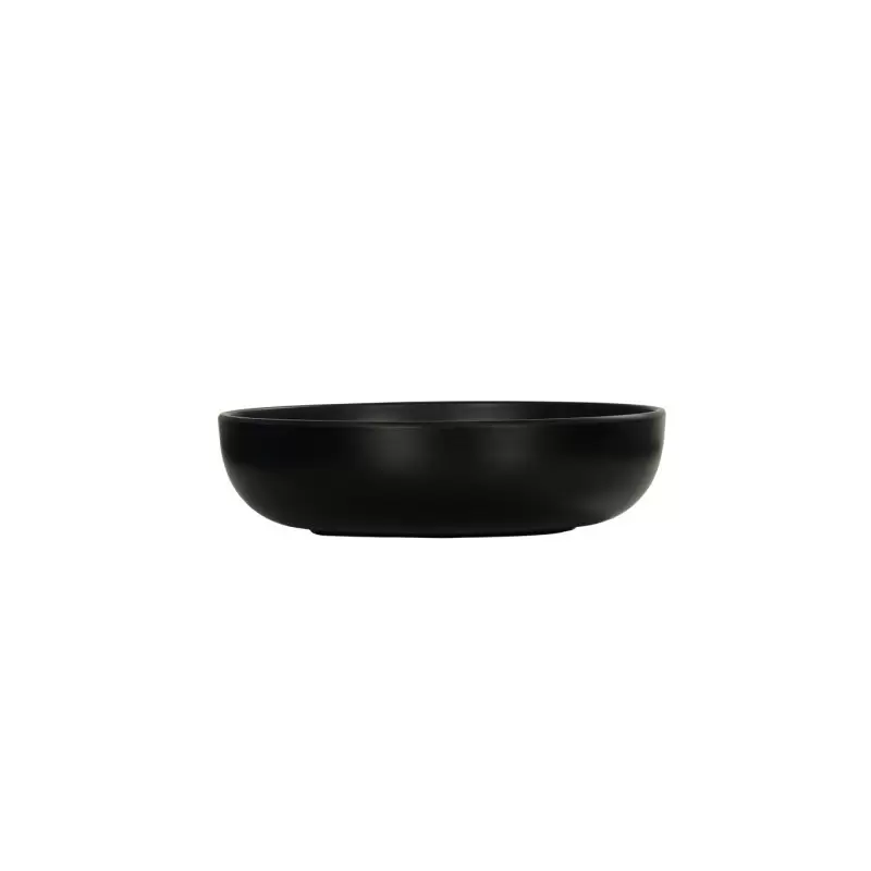 Cal-Mil Oslo 8" Round Melamine Bowl - Black Cal-Mil Oslo 8" Round Melamine Bowl - Black