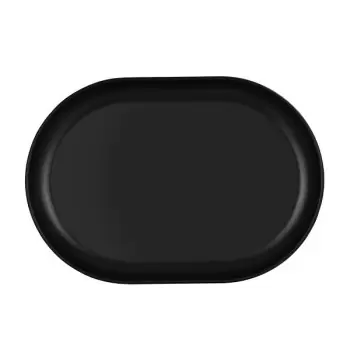 Cal-Mil Oslo 13 x 9 Melamine Platter - Black