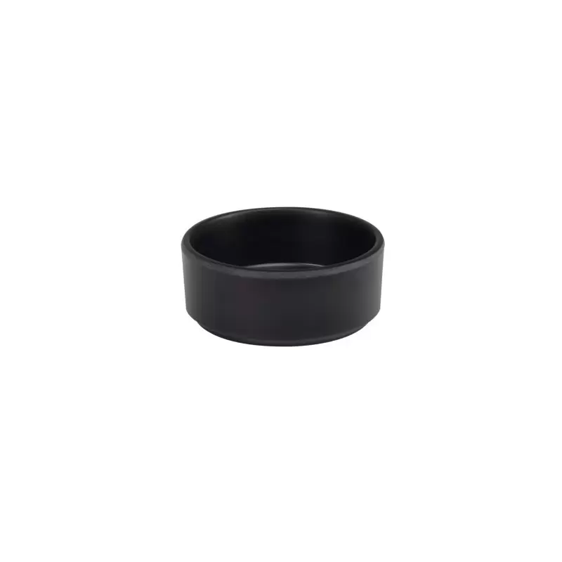 Cal-Mil Hudson - Black 6 Oz. Raised Rim Melamine Bowl Cal-Mil Hudson - Black 6 Oz. Raised Rim Melamine Bowl