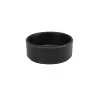 Cal-Mil Hudson - Black 6 Oz. Raised Rim Melamine Bowl
