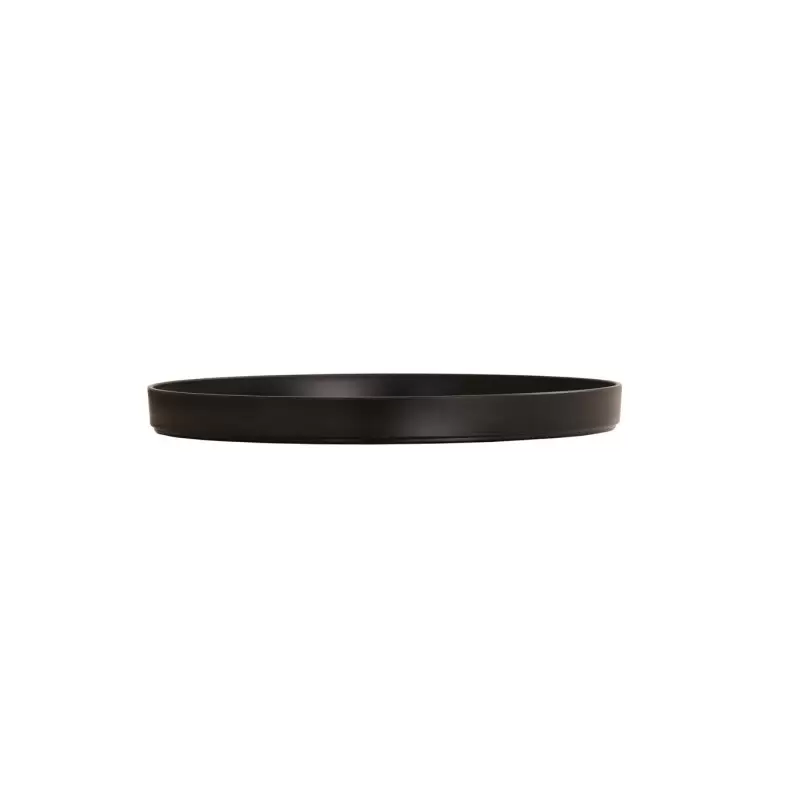 Cal-Mil Hudson 16" Black Melamine Platter Cal-Mil Hudson 16" Black Melamine Platter
