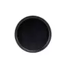Cal-Mil Hudson - Black 6" Low Rim Melamine Plate