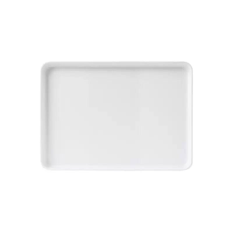 Cal-Mil Hudson 13" x 9 1/2" Black Rectangular Melamine Platter Cal-Mil Hudson 13" x 9 1/2" Black Rectangular Melamine Platter