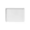 Cal-Mil Hudson 13" x 9 1/2" Black Rectangular Melamine Platter