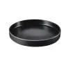 Cal-Mil Hudson - Black 12" Raised Rim Melamine Plate