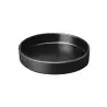 Cal-Mil Hudson - Black 8" Raised Rim Melamine Plate