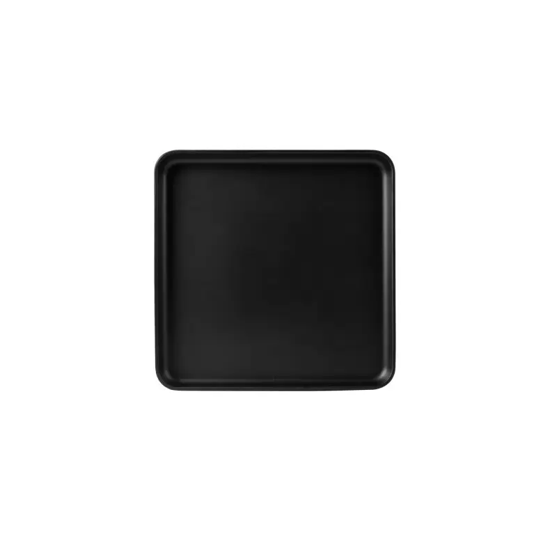 Cal-Mil Hudson - Black Square Melamine Plate 11" x 11" Cal-Mil Hudson - Black Square Melamine Plate 11" x 11"