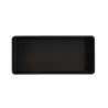 Cal-Mil Hudson 13 x 6 Rectangle Melamine Bowl - Black