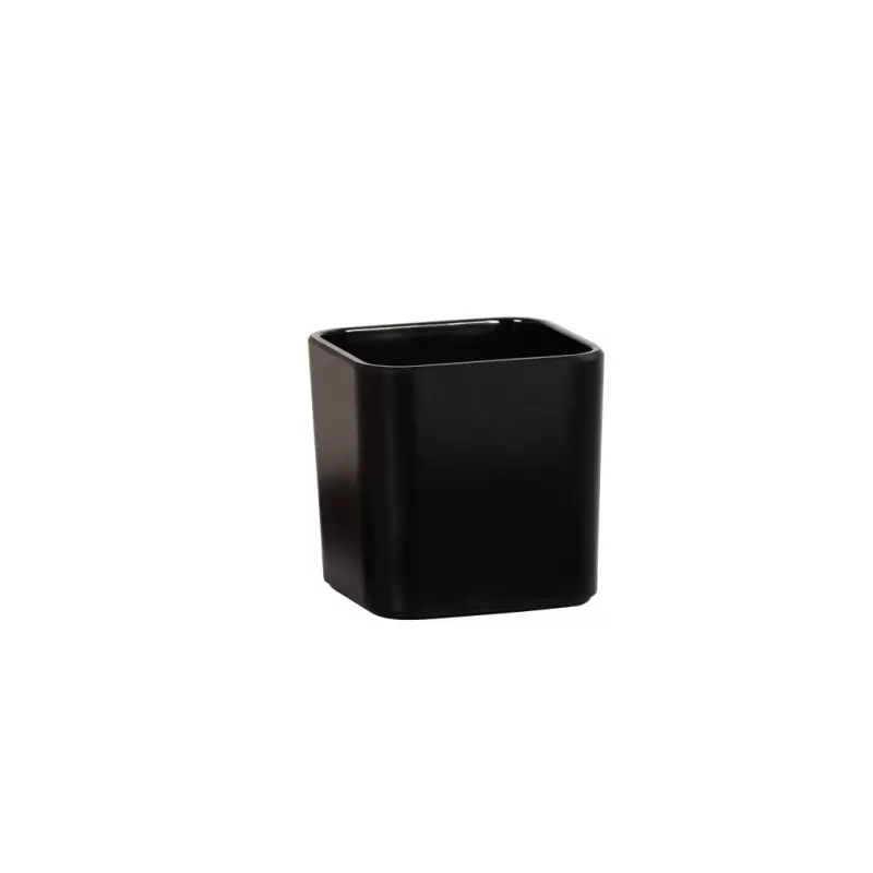 Cal-Mil Hudson 4 x 4 Jar - Black Cal-Mil Hudson 4 x 4 Jar - Black