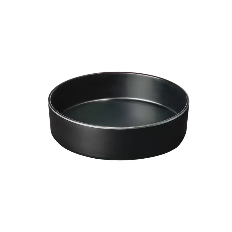 Cal-Mil Hudson - Black 72 Oz. Raised Rim Melamine Bowl Cal-Mil Hudson - Black 72 Oz. Raised Rim Melamine Bowl