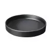Cal-Mil Hudson - Black 10" Raised Rim Melamine Plate