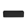 Cal-Mil Hudson 12 x 12 x 3 Melamine Bowl - Black