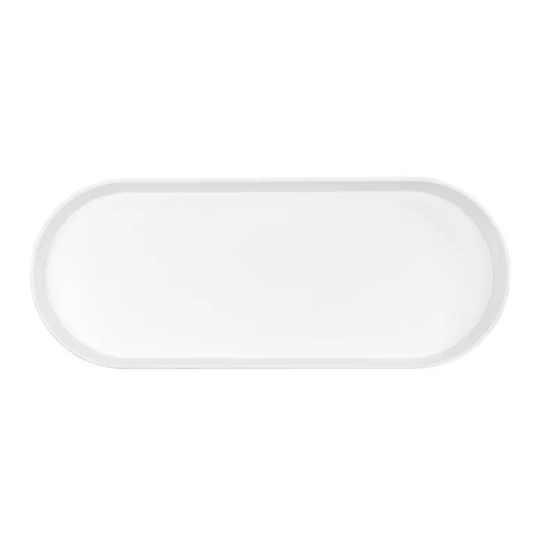 Cal-Mil Hudson 5 Qt. White Oval Melamine Bowl Cal-Mil Hudson 5 Qt. White Oval Melamine Bowl